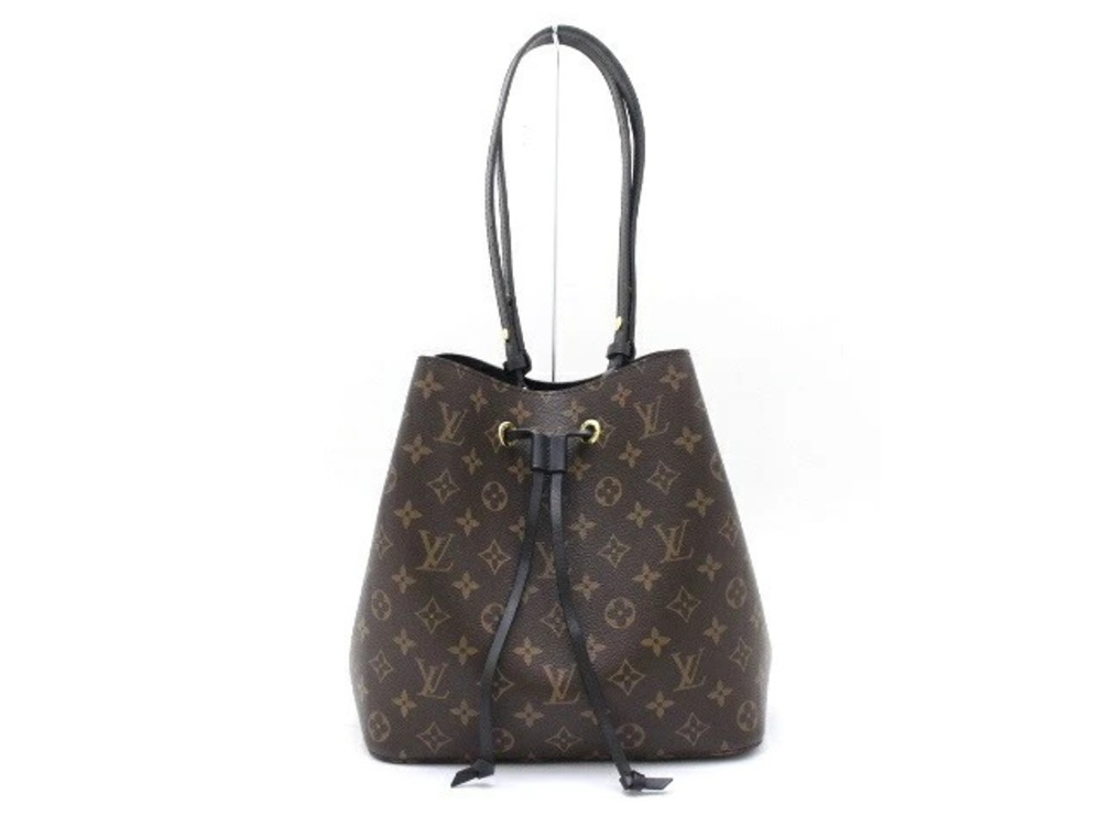 LOUIS VUITTON Neo Noe Shoulder Bag Monogram Noir Black